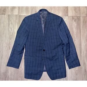 BANANA REPUBLIC - SLIM-FIT PLAID BLAZER / 42S